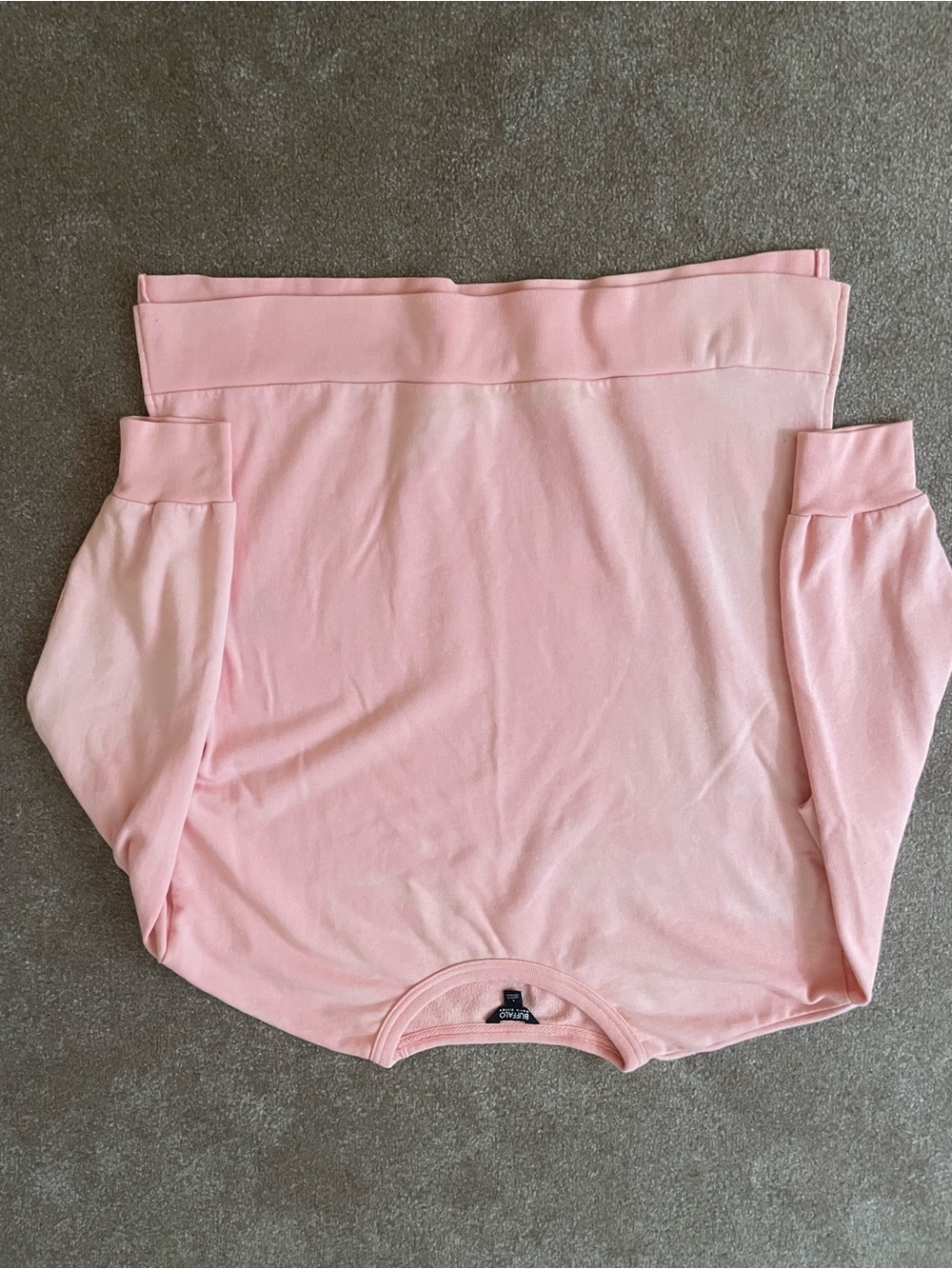 Buffalo David Bitton Off-Shoulder Knit Top - Pink/peach soft mix of colors